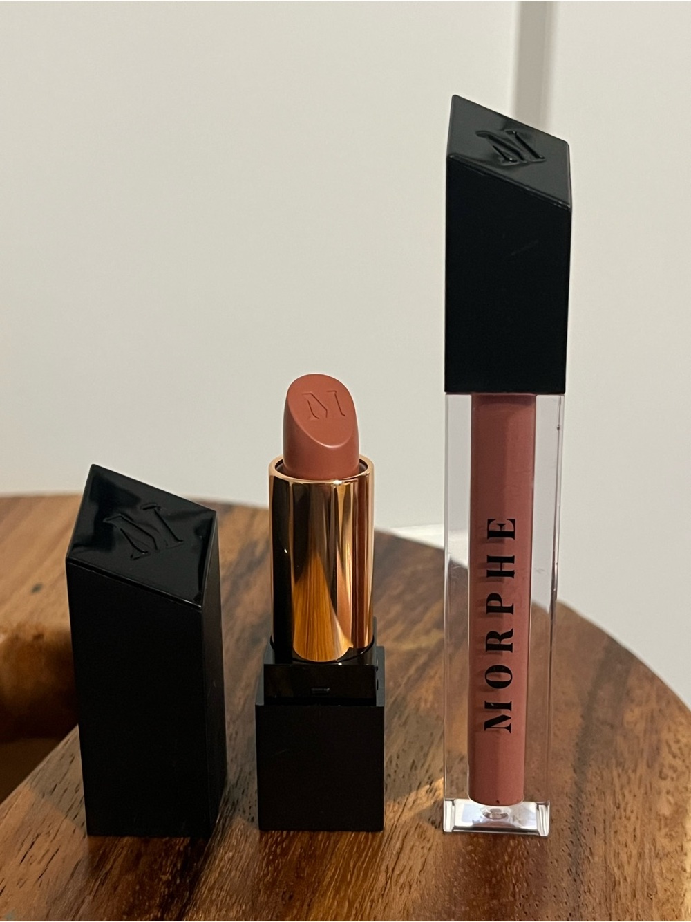 Morphe Nude Lipstick and Matching Gloss Duo - Single AF & Now Playing